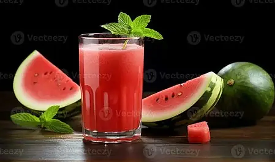 Fresh watermelon juice